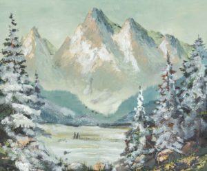 Snowy Mountainside