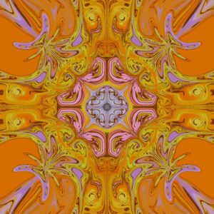 Orange Mandala