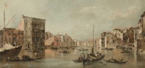 The Grand Canal in Venice with Palazzo Bembo